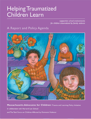 Cover of Helping Traumatized Children Learn Volume 1 - Artwork by Phoebe Stone